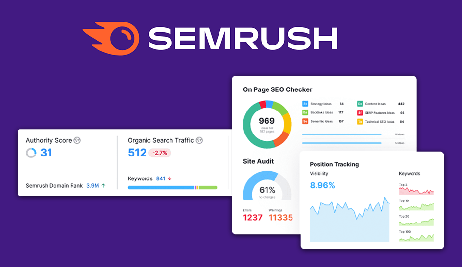 موقع semrush للحصول على كلمات مفتاحية